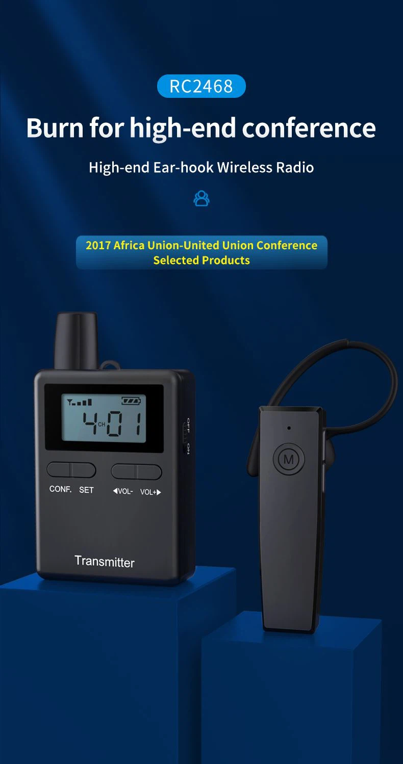 2.4GHz 50-Channel Wireless Tour Guide System(图1)