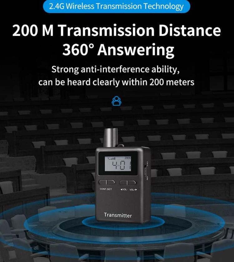 2.4GHz 50-Channel Wireless Tour Guide System(图11)